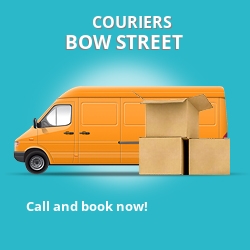 Bow Street couriers prices SA65 parcel delivery
