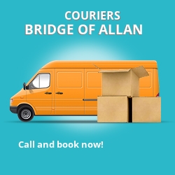 Bridge of Allan couriers prices FK9 parcel delivery
