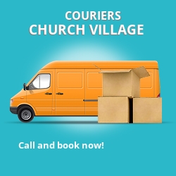 Church Village couriers prices CF38 parcel delivery