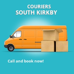 South Kirkby couriers prices WF9 parcel delivery
