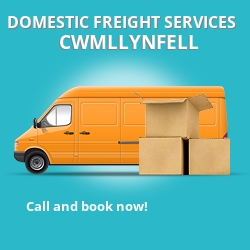 SA9 local freight services Cwmllynfell