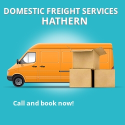 LE12 local freight services Hathern