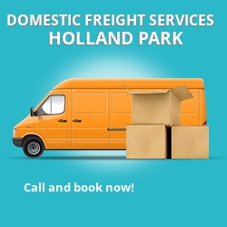 W14 local freight services Holland Park