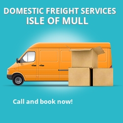 PA75 local freight services Isle Of Mull