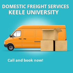 ST5 local freight services Keele University