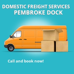 SA72 local freight services Pembroke Dock