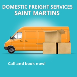 TR25 local freight services Saint Martins