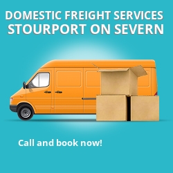 DY13 local freight services Stourport on Severn