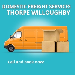 YO8 local freight services Thorpe Willoughby