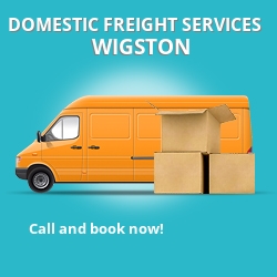 LE18 local freight services Wigston
